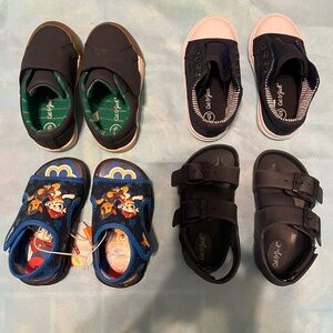 Cat & Jack Navy Kids Sneakers Set. 4 pairs Bundle Paw Patrol
